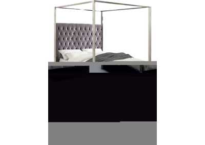 Image for Porter Grey Velvet Queen Bed