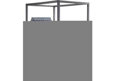 Image for Rowan Grey Velvet King Bed (3 Boxes)