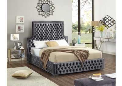 Image for Sedona Grey Velvet King Bed