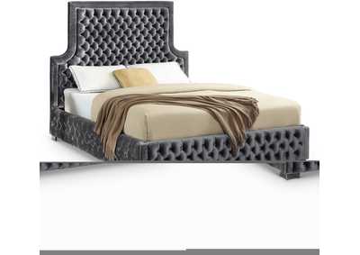 Image for Sedona Grey Velvet Queen Bed