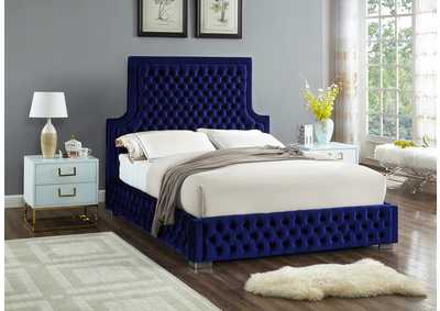 Image for Sedona Navy Velvet King Bed