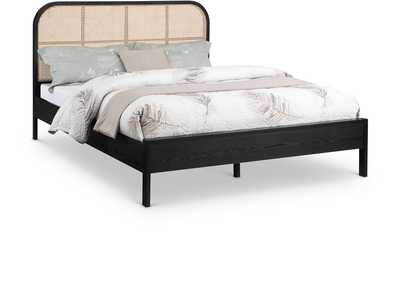 Image for Siena Black Ash Wood King Bed (3 Boxes)