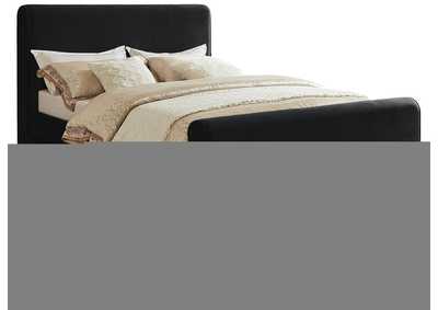 Image for Sloan Black Velvet King Bed (3 Boxes)