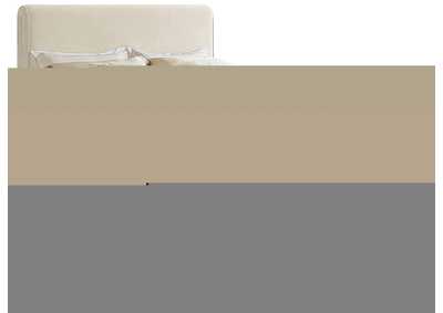 Image for Sloan Cream Velvet Queen Bed (3 Boxes)