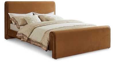 Image for Sloan Saddle Velvet Queen Bed (3 Boxes)