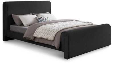 Image for Stylus Black Boucle Fabric Full Bed (3 Boxes)