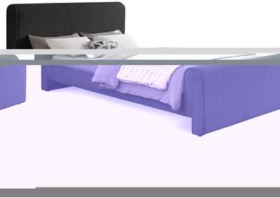 Image for Stylus Black Boucle Fabric Queen Bed (3 Boxes)