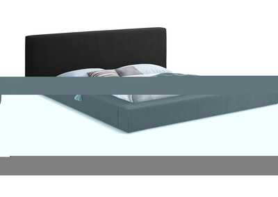 Image for Terra Black Boucle Fabric Full Bed