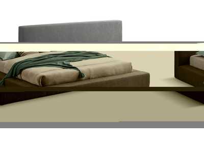 Image for Terra Grey Boucle Fabric Full Bed