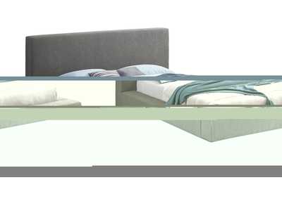 Image for Terra Grey Boucle Fabric King Bed