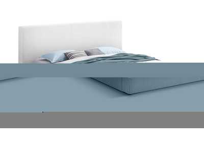 Image for Terra White Boucle Fabric Queen Bed