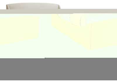 Image for Twin Cream Velvet King Bed (3 Boxes)