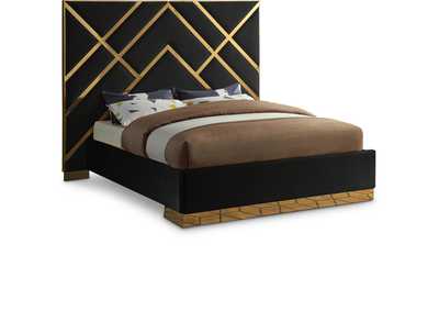 Image for Vector Black Velvet King Bed