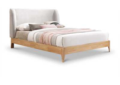 Image for Ventura Grey Polyester Fabric Queen Bed