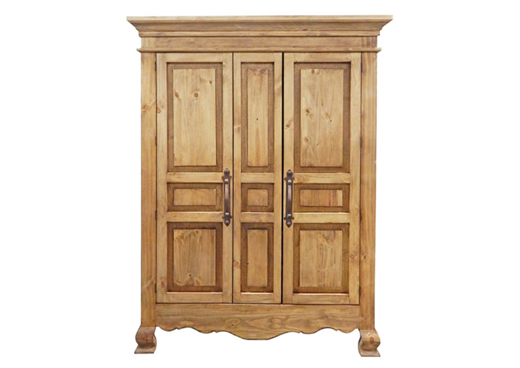 2 Door Wax Armoire,Million Dollar Rustic