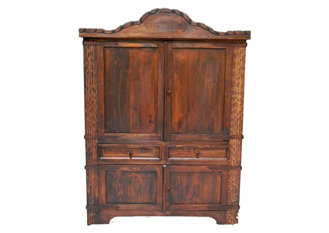 Dark Rope Armoire,Million Dollar Rustic