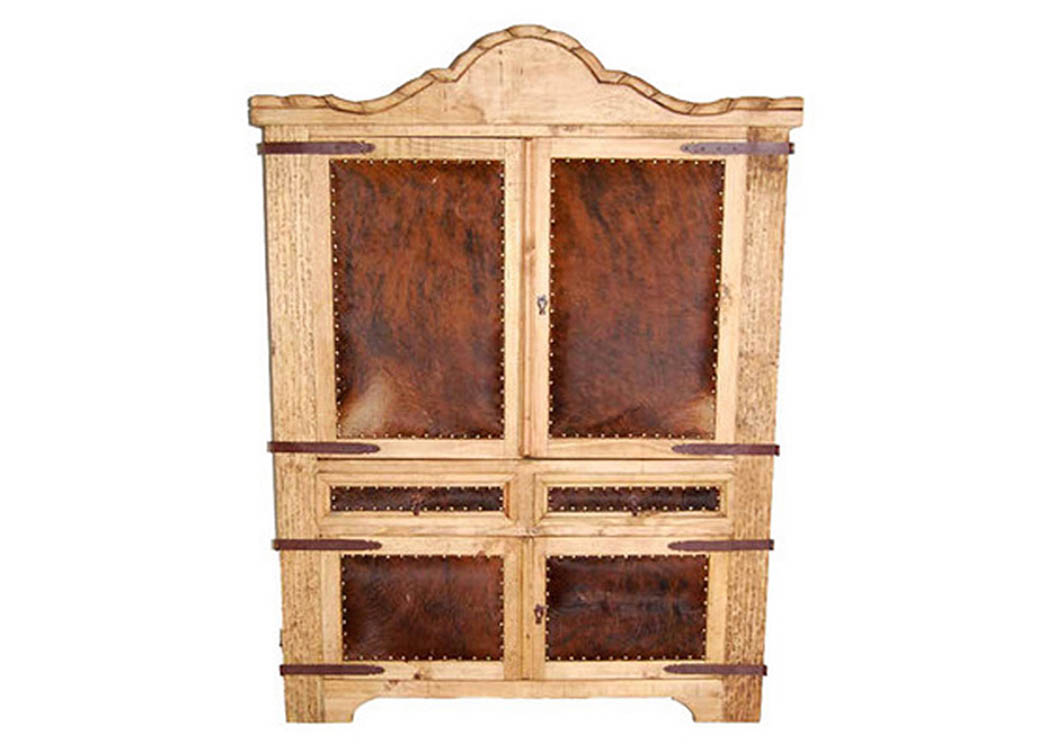 Cowhide Rope Armoire,Million Dollar Rustic