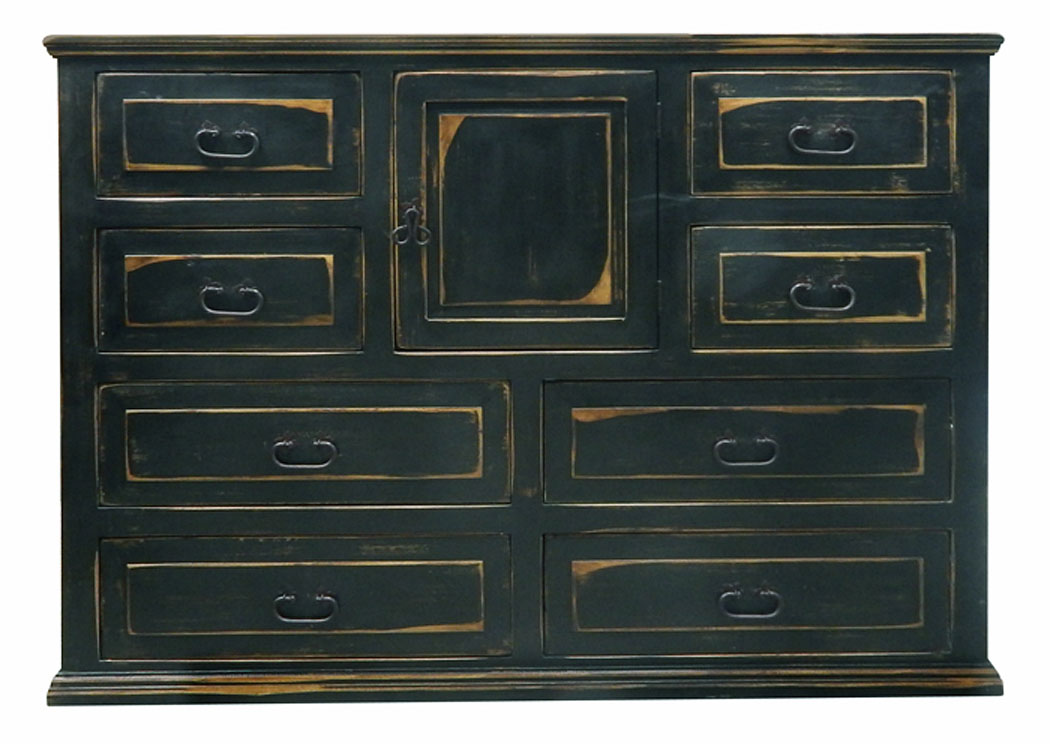 Stone Brown Mansion Dresser,Million Dollar Rustic