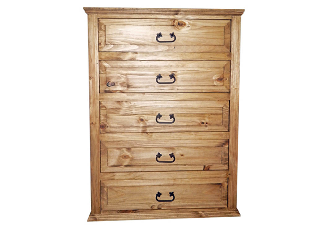 Econo 5 Drawer Chest,Million Dollar Rustic