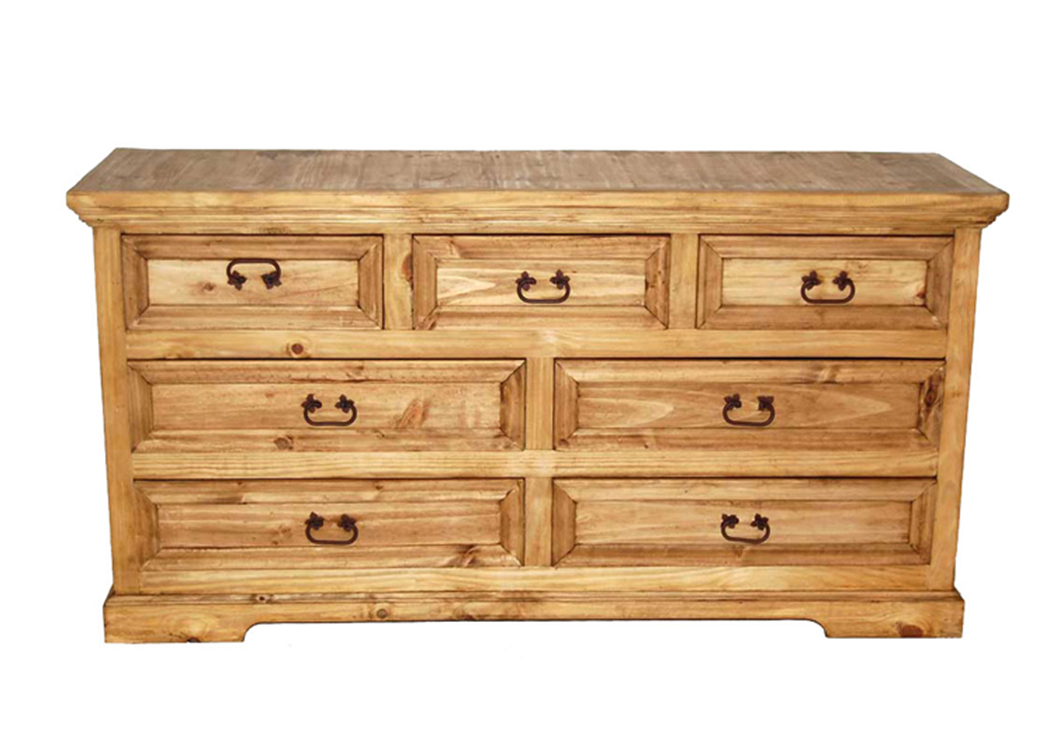 Oasis 7 Drawer Dresser,Million Dollar Rustic