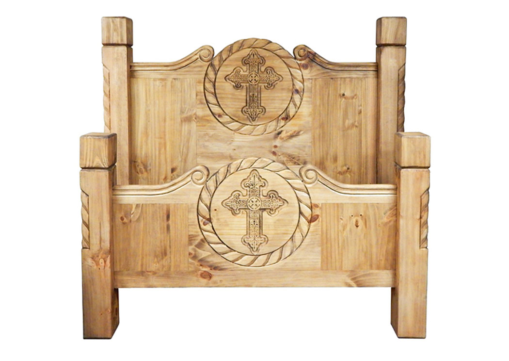 Queen Cross Headboard,Million Dollar Rustic