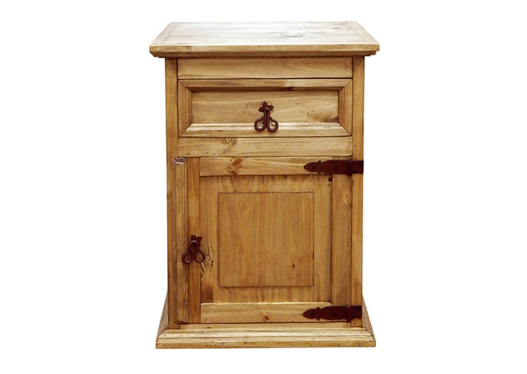 1 Drawer 1 Door Gun Nightstand,Million Dollar Rustic