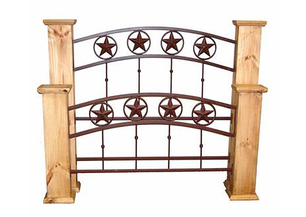 Queen Iron Bed,Million Dollar Rustic