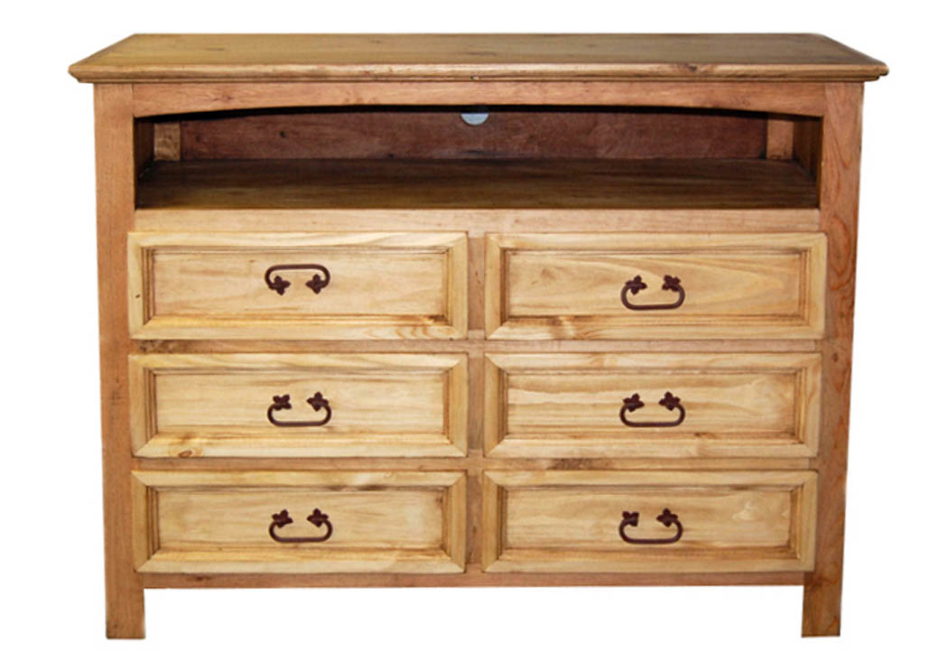 6 Drawer Dresser TV Stand,Million Dollar Rustic