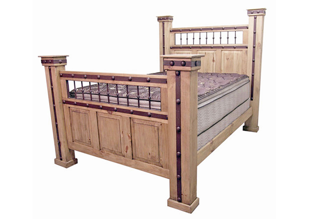 Hierro Iron Queen Bed,Million Dollar Rustic