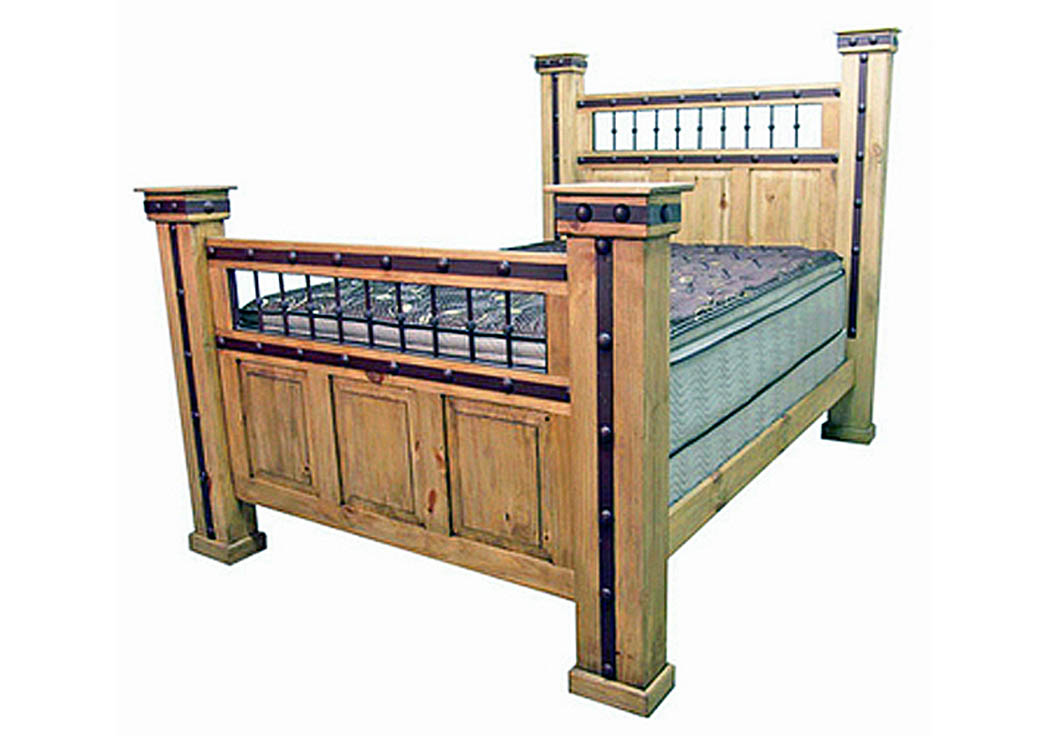 Hierro Iron Queen Bed,Million Dollar Rustic