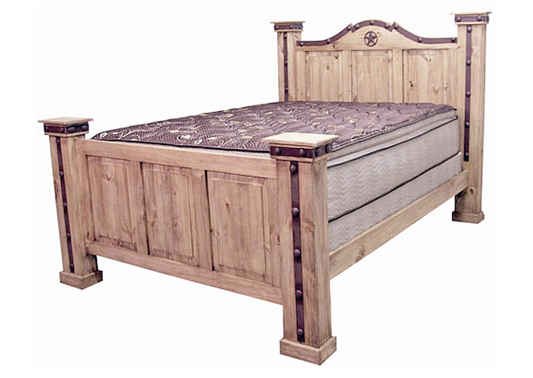 Alamo Iron Queen Mansion Bed,Million Dollar Rustic