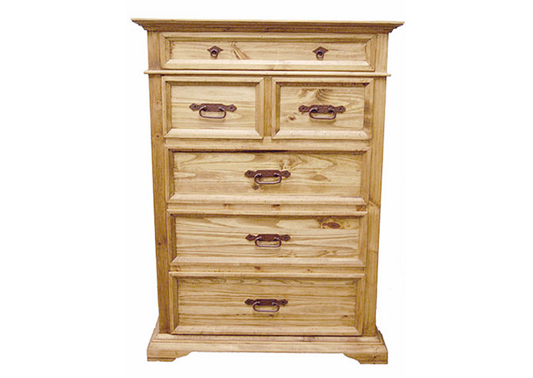 Mexia 6 Drawer Chest,Million Dollar Rustic