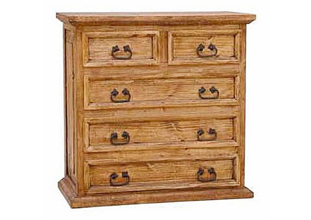 35" 5 Drawer Chest,Million Dollar Rustic