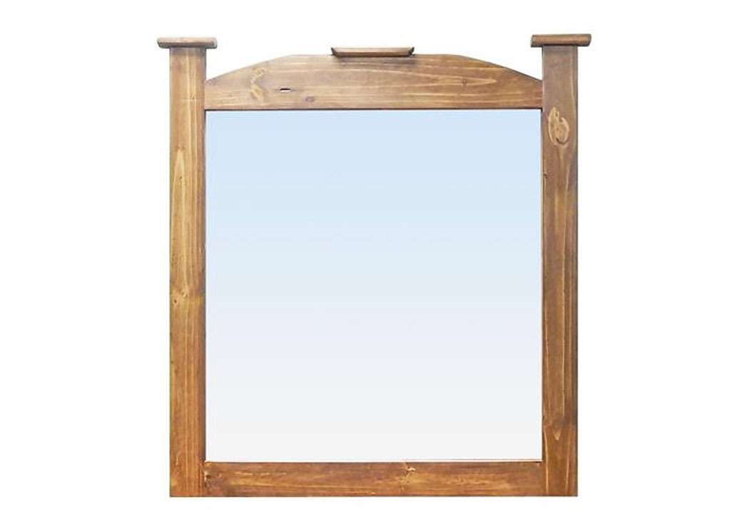 Brown Wb Econo Mirror,Million Dollar Rustic