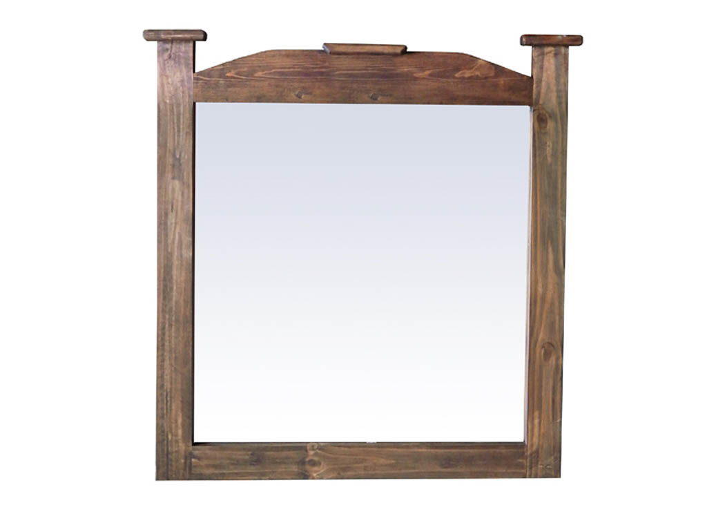 Medium Wax Econo Mirror,Million Dollar Rustic