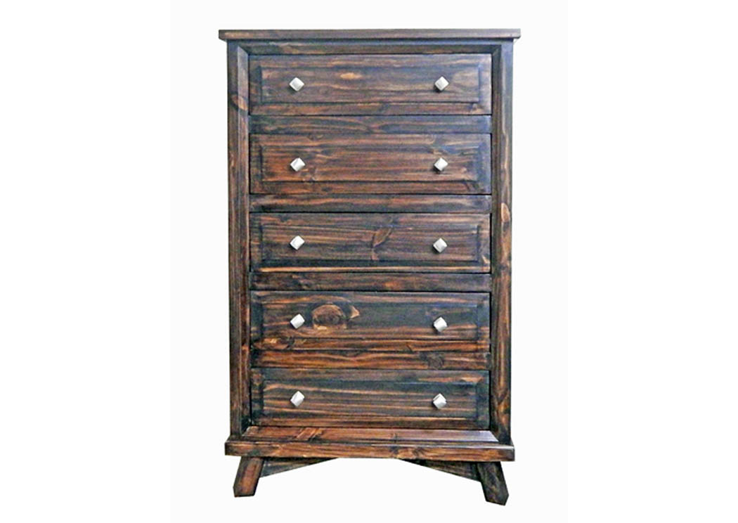San Miguel 5 Drawer Chest On Legs,Million Dollar Rustic