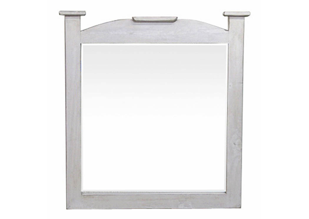 White Wash Mansion Mirror,Million Dollar Rustic