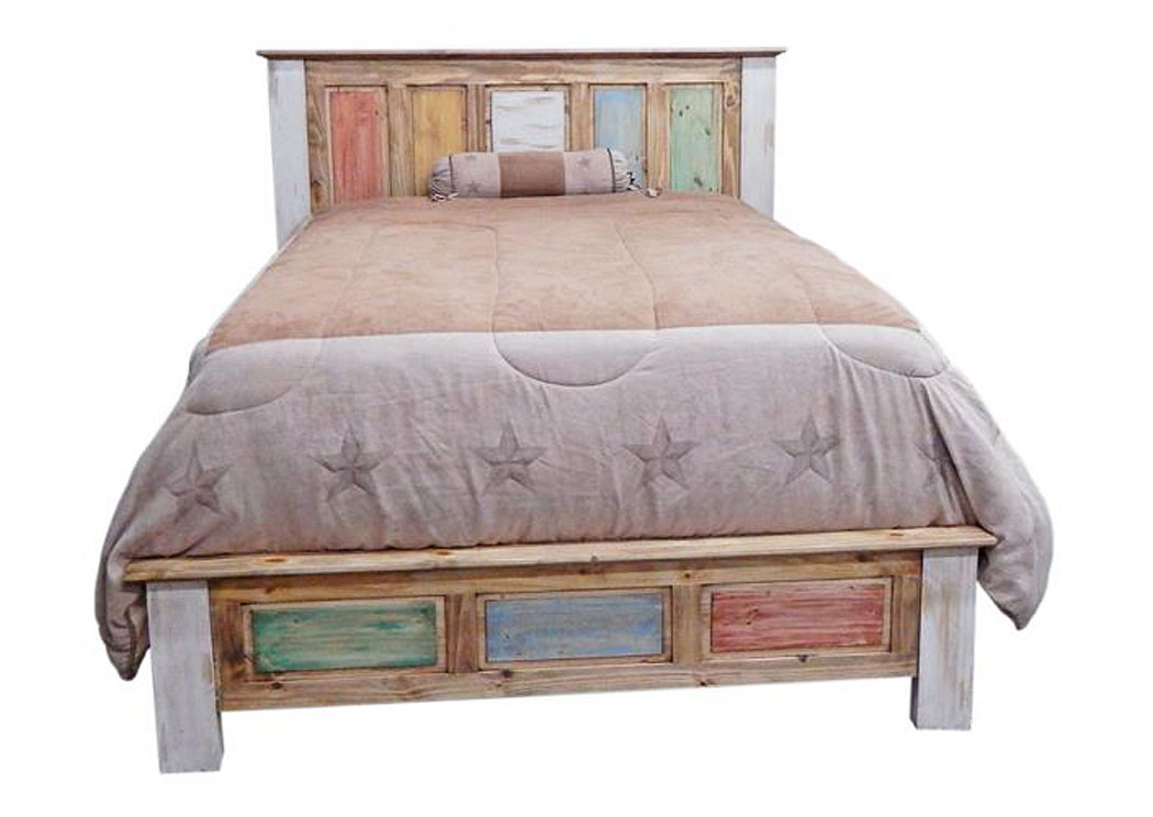 Natural Top Cancun Queen Bed,Million Dollar Rustic