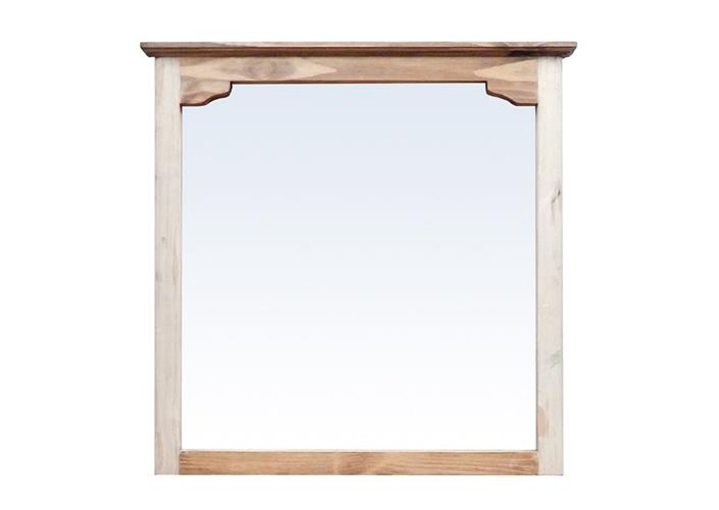 Natural Top Cancun Mirror,Million Dollar Rustic