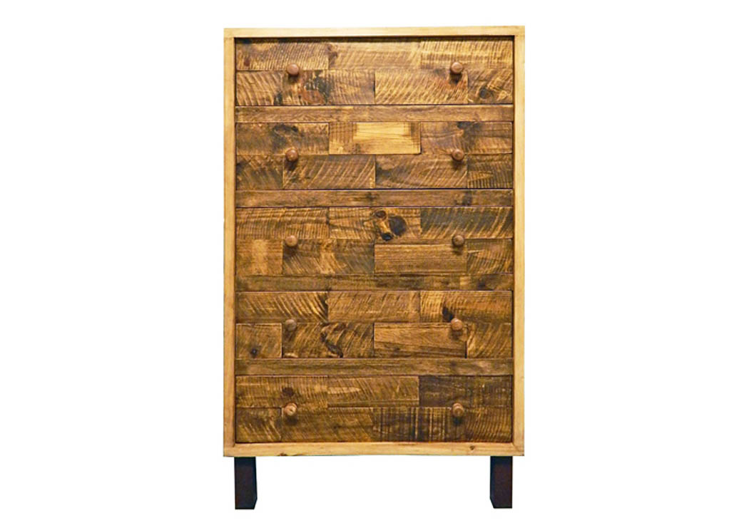 Mazatlan 5 Drawer Chest,Million Dollar Rustic