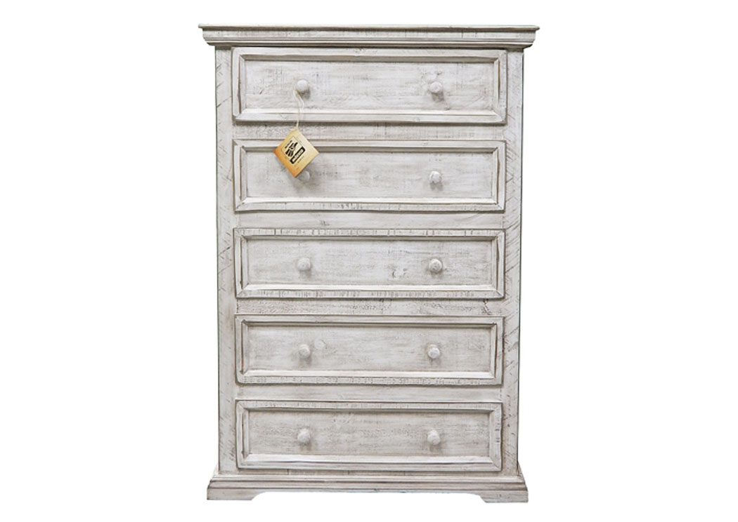 Weathered White Coliseo Chest,Million Dollar Rustic