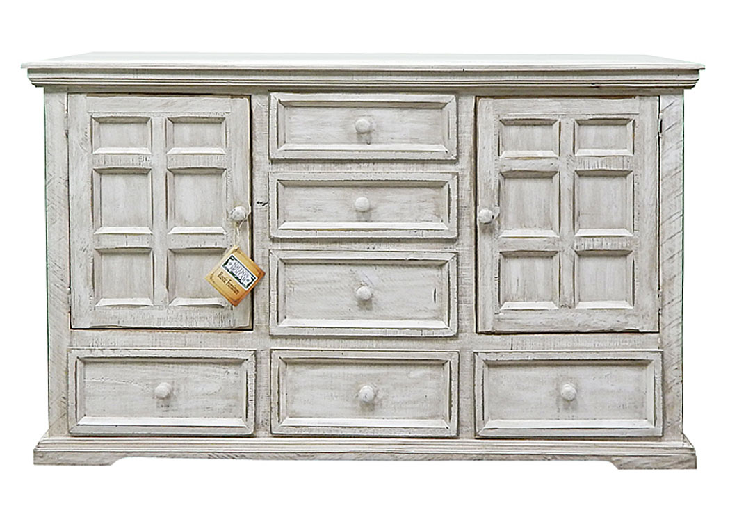 Weathered White Coliseo Dresser,Million Dollar Rustic