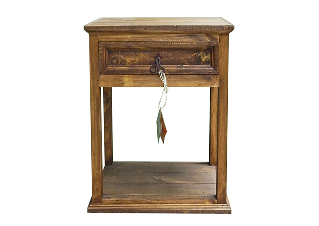 Brown Wb Budget Tall Nightstand,Million Dollar Rustic