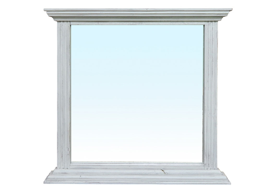 Coliseo Mirror-Old White,Million Dollar Rustic