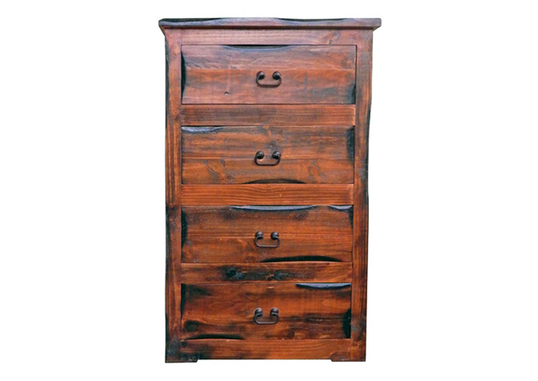 P W O 4 Drawer Chest,Million Dollar Rustic