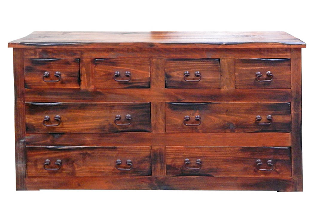 P W O 6 Drawer Dresser,Million Dollar Rustic