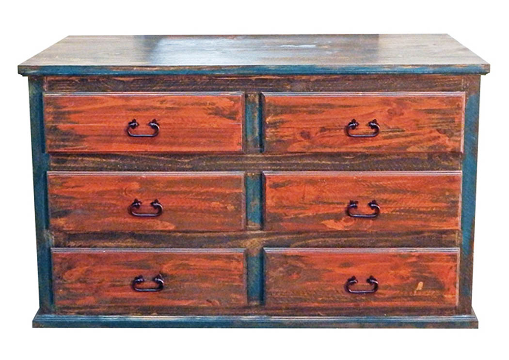 Bandera 6 Drawer Dresser,Million Dollar Rustic