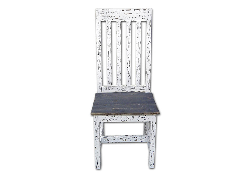 White Scraped Santa Rita Chair,Million Dollar Rustic