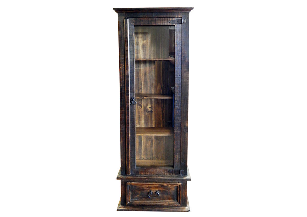 Medium A Gun Curio Cabinet,Million Dollar Rustic