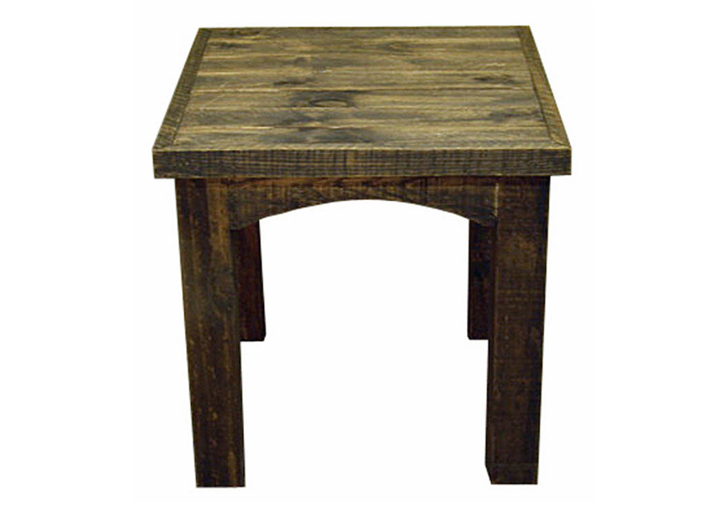 Rustic Reclaimed End Table,Million Dollar Rustic